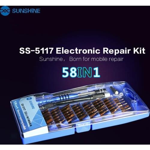 SS-5117 58 in 1 High Mini Screwdriver Bits Kit Opening Tools kit Repair For iPhone & Android Phone & iPad