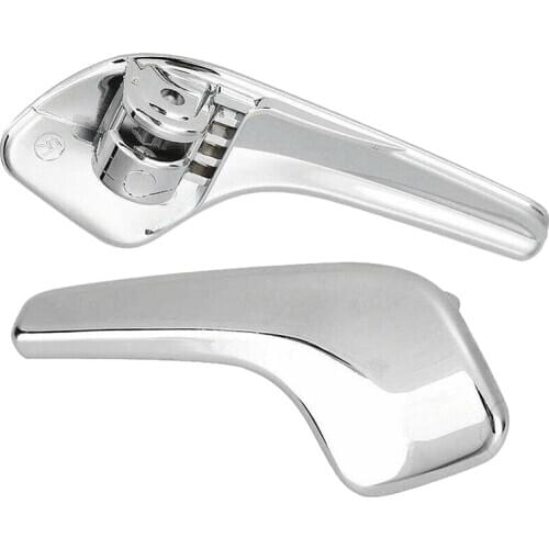A Pair Car Inner Inside Interior Door Handle Handles Chrome for Vauxhall Corsa MK3 2006-2013 for Corsa D 2006-2016 Box