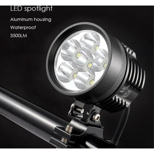 Motorcycle headlight LED spotlight 12v 60w LED moto fog light For BMW Suzuki Front Brackets Passing Light
