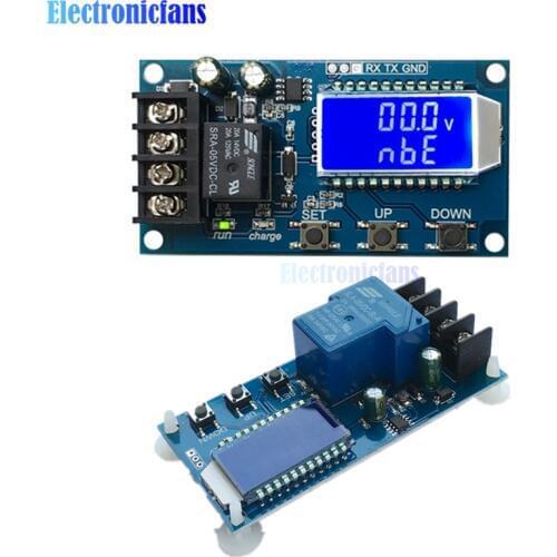 6-60V 30A 10A Lead-acid Solar Battery Charge Controller Protection Board Charger Time switch 12V 24V 36V 48V Battery Capacity