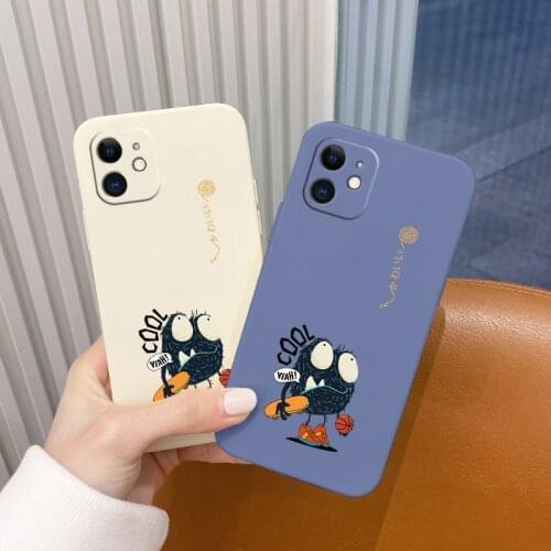 Trend For iPhone 12 Pro Max Mini 11 Pro Max Case Hairball Soft Cover X XR XS MAX SE2020 8 7 6 6S Plus Shockproof Phone Case
