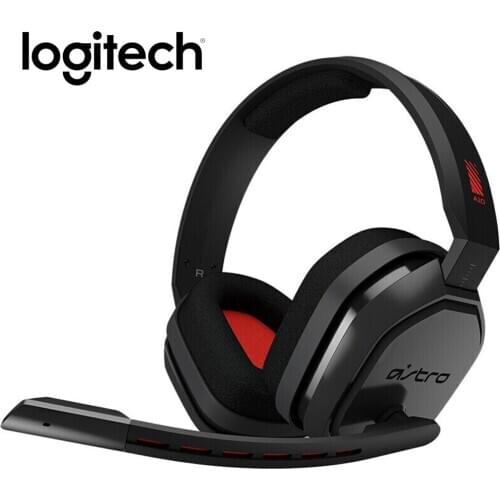 Logitech ASTRO A10 Wired Headset Over-Ear Gaming Headphones Noise Cancellation For PlayStation 4,PS4，Xbox One, PC, Mac