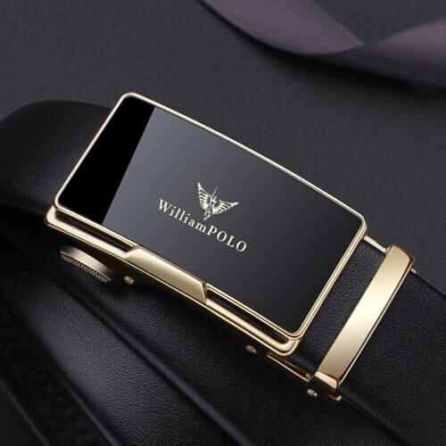 Mens belt Luxury Brand Automatic Buckle Genuine Leather Harness Designer Belt Gold Mens belts Business Casual Leisure Male 2021