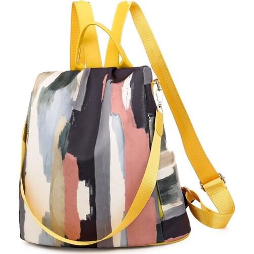 Women New Oxford Cloth Shoulder Bag School Bags For Teenage Girls Light Ladies Large Capacity Travel Backpack Student School Bag