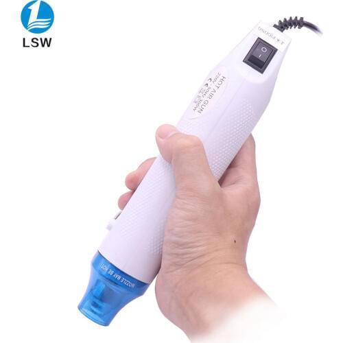 220V DIY Using Heat Gun Electric Power tool hot air 300W temperature Gun with supporting seat Shrink Plastic DIY tool color