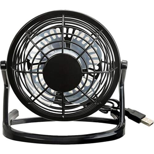 USB Mini Desktop Office Fan 360 Degree Rotatable Computer Laptop Summer Cooler