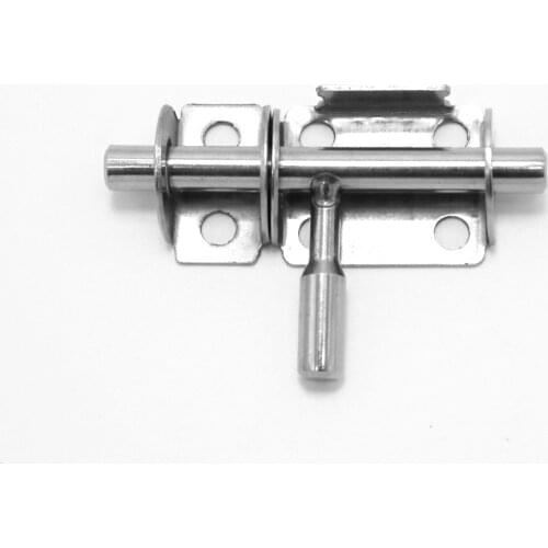 1Pc Slide Bolt Gate Latch Heavy Duty Premium Safety Stainless Steel Barrel Bolt Gate Latch Door Lock Window Latch Door Bolts