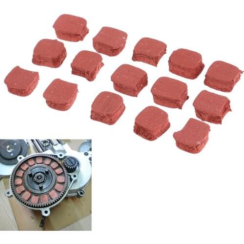 15Pcs Clutch Pads For 60cc 80cc 2 Stroke Bicycle Motorized Bike Gas Engine Parts Clutch Pads Square Shape