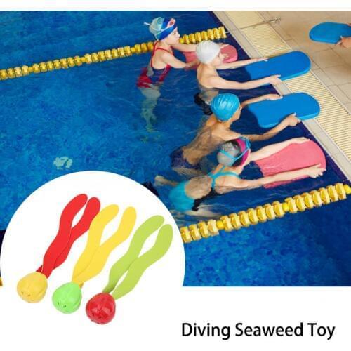 Kid Diving Toy New 3 Pcs Underwater Diving Seaweed Toy Colorful Summer Pool Swimming Training Children Toy Swimming Equipment