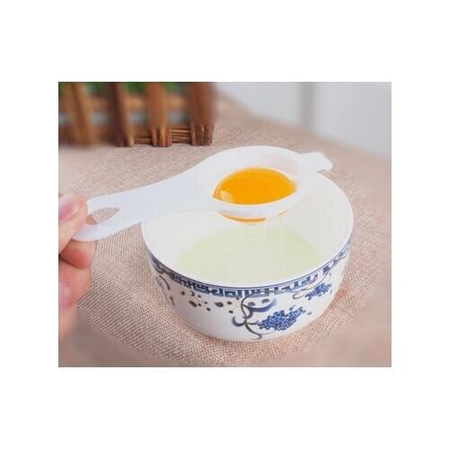 50pcs/lot Free Shipping Eco Friendly Good Quality Egg Yolk White Separator Egg Divider Egg Tools PP Food Grade Material