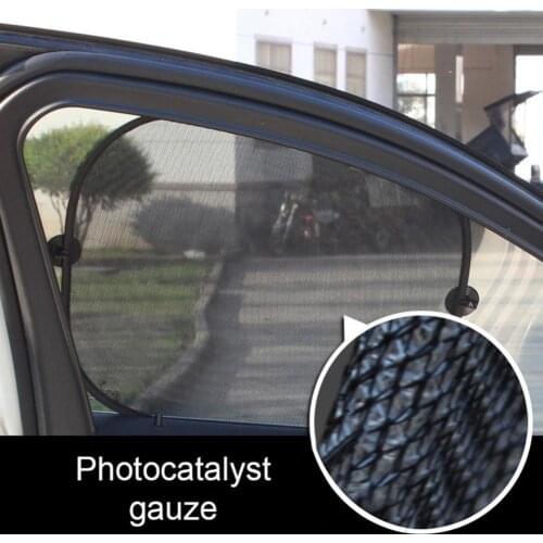 60% Dropshipping!! Portable Window Sunshade UV Protection Car Side Rear Window Mesh Sun Shade Visor