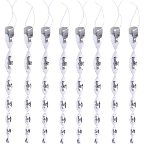 8Pcs Bird Repellent Reflective Scare Rods To Drive Away Birds Nvironmental Protection Agricultural Bird Scare Bird