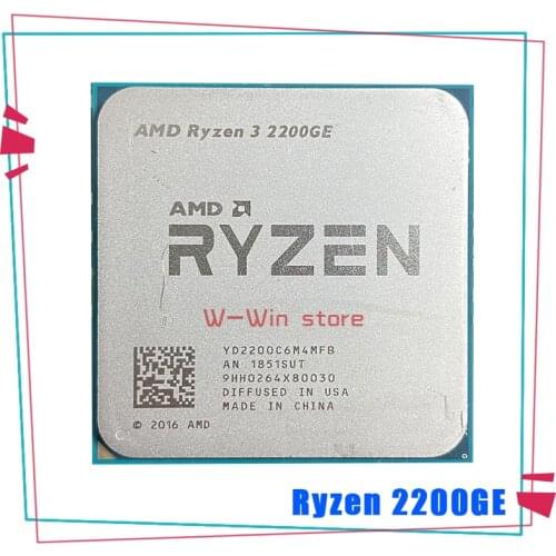 AMD Ryzen 3 2200GE R3 2200GE R3 pro 2200GE 3,2 GHz Quad-Core Quad-Hilo de procesador de CPU AM4