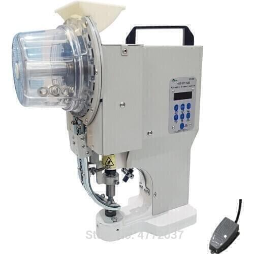 Automatic Buttonhole Grommet Punching Machine Eyelet Puncher for Banner Tarpaulin Tent Paper and PVC Bags