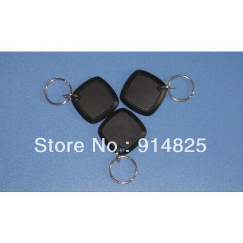 DWE CC RF 100pcs/lot + free shipping 125khz TK4100 EM-ID rfid access control keyfob keychain