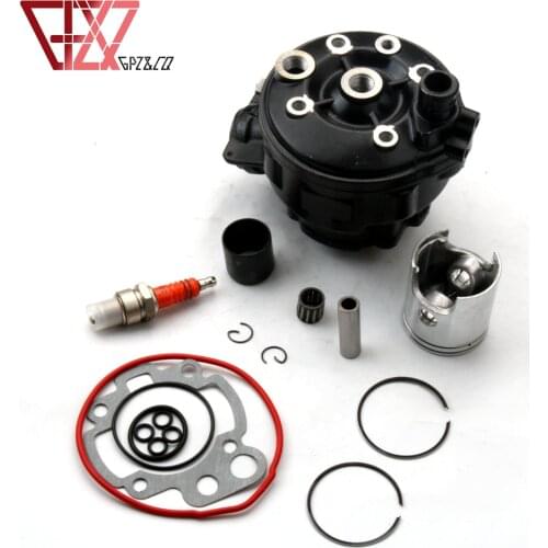 90cc 49mm Big Bore Cylinder Kit & Head For Peugeot NK7 XP6 Enduro XP7 XR6 XR7 XPS SM 50cc LC Minarelli AM6 2T 1E40MB Engine