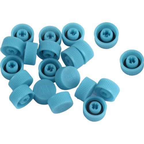 Car A/C Valve Cores Kit,System Cap Valve Air Conditioning Service 20 Pieces