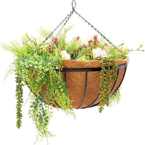 Flowerpot Mat Anti-Growth Grass Potted Ring Tree Protection Mat Coconut Flat Mat Ground Mat Gardening JS22