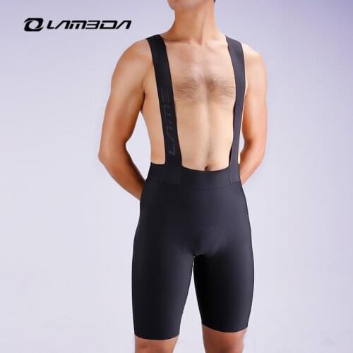 LAMBDA SUMMER STRAP CYCLING PANTS MEN WITH SEAT SHORTS QUICK DRY ROAD MOUNTAIN BIKING PANTS ASIAN SIZE