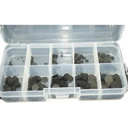 100Pcs 1.5~10mm Keypad Repair Kit Remote Control Conductive Rubber Buttons