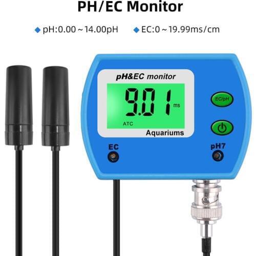 New Ph Meter Two-in-one Ph/ec Water Quality Instrument Portable Digital Water Quality Monitor Water Quality Analyzer