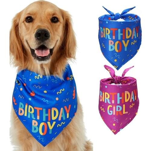 Pet Neckerchief Cat Gog Accessories Scarf Saliva Towel Cotton Washable Pooch Triangle Towel Printing Bandana Bibs Collar