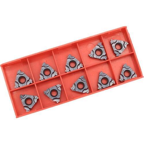 16ERM 2.0 ISO IC908 10pcs Carbide Inserts 16ERM 2.0 ISO IC908 Plate CNC Threaded Blade Lathe Cutter Tool Turning Tools