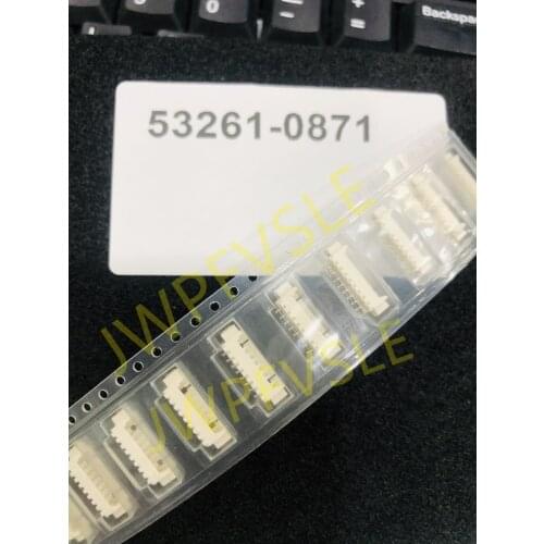 0532610871 53261-0871 Connector Header Surface Mount, Right Angle 8 position 0.049" (1.25mm)