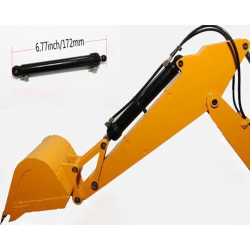New bidirectional miniature hydraulic oil cylinder for 1:14 scale remote control excavator tamiya 4wd tractor trailer truck