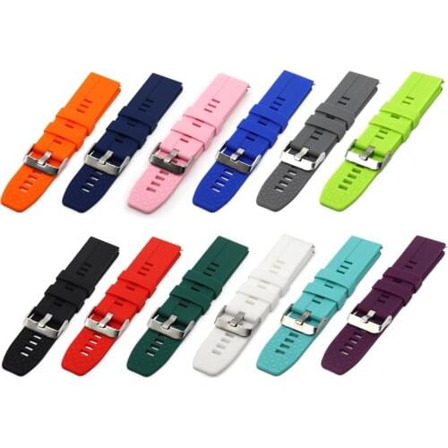 Silicone Strap for Samsung Galaxy Watch Active 2 Bracelet 22mm Watchband for Galaxy Watch 46mm Gear S3 Amazfit Bip Accessories