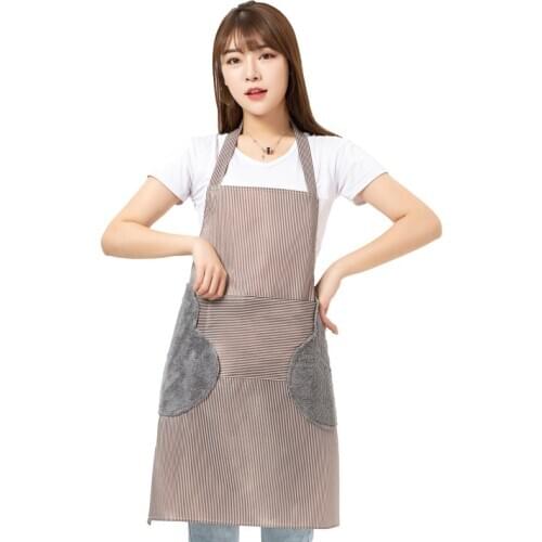 Erasable hand apron female fashion cute waterproof overalls corset Japanese restaurant kitchen cooking oil overall male