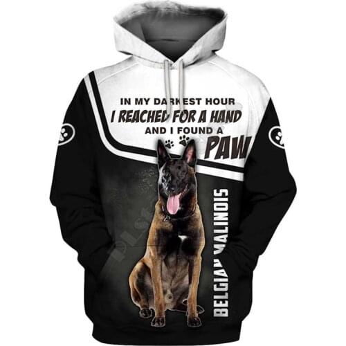 Belgian Malinois 3D Printed Hoodies Pullover Men For Women Funny Animal Sweatshirts Fashion Cosplay Apparel Sweater 03