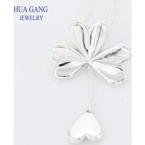 925 sterling silver sweet simple lucky leaf necklace 925 silver personality adjustable suitable for women gifts