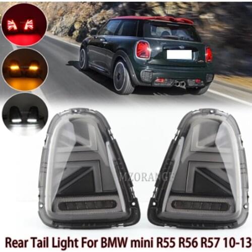 LED Tail Lights tail lamp Brake+Reverse+Turn Signal Rear taillights For BMW mini R55 R56 R57 10-13 year 1 Pair