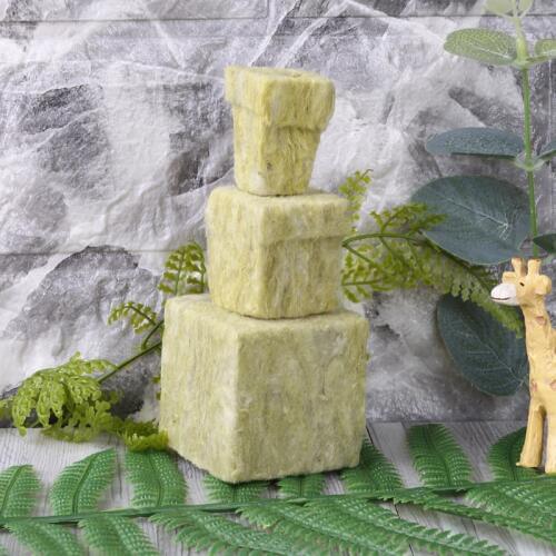 1Pc Rockwool Cube Hydroponic Grow Media Soilless Cultivation Planting Compress Base