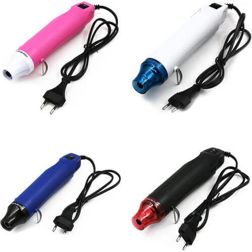 110/220v Soft Ceramic Hot Air Gun DIY Rstamp Convex Powder Embossed Powder Heat Shrinkable Sheet Heating Tool