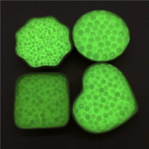 4/5/6/8/10/12mm Strong Luminous Beads Acrylic Spaced Beads For Jewelry Making DIY Bracelet Necklac Accessories