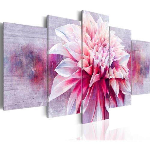 5 Panel Flower series Wall Pictures for Living Room Picture Print Painting On Canvas Home Decor Printing/PJMT-B (538)