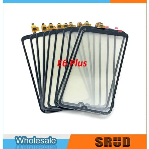 5Pcs Touch Glass Panel For Motorola Moto C C+ E4 E4 Plus E5 Play E6 E6 Plus Digitizer Front Glass Outer Lens Sensor Replacement