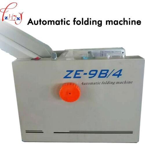 Automatic small desktop origami machine ZE-9B/4 folding machine for mass folding of business correspondence 110/220V 1PC
