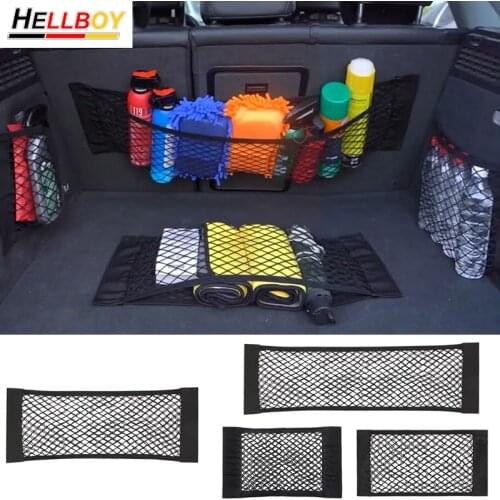 Car Storage Organizer Net Bag For VW Tiguan Golf 6 7 MK7 POLO 6R 6C Passat B6 B7 B8 Jetta MK6 Trunk Seat Back Cargo Net Pocket