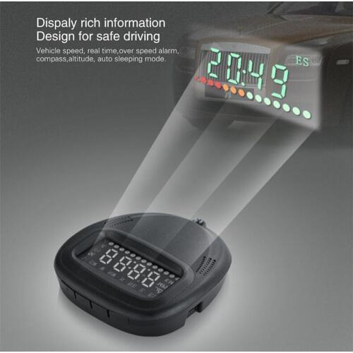 Suitable for All Car Head Up Display Electronic Windshield Projector GPS HUD Car Speed Projector Speedometer Diagnostic Tool