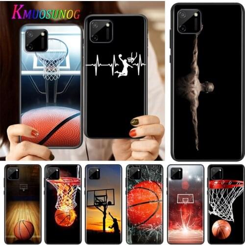 Basketball Never Stops Silicone Cover For Realme V15 X50 X7 X3 Superzoom Q2 C11 C3 7i 6i 6s 6 Global Pro 5G Phone Case