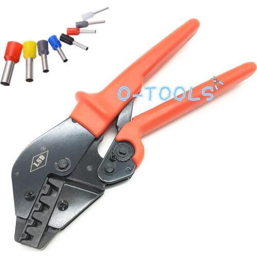 AP-35WF Cable Ferrules Crimp Tool,ratchet crimping plier for 10-35mm2 wire end sleeves 8-2AWG