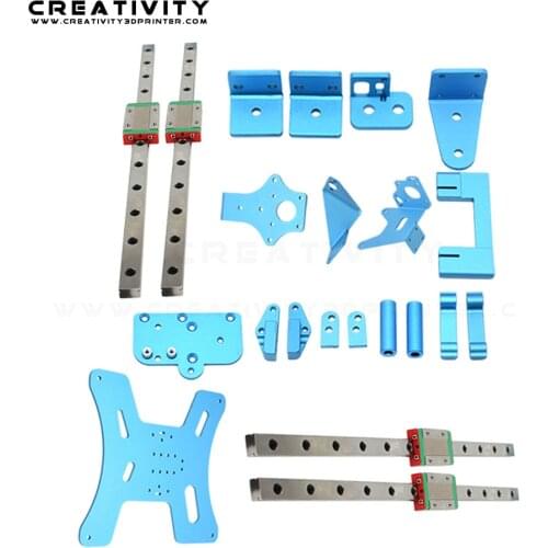 BLV Ender 3 Pro 3D Printer Upgrade Kit Including X/Y Belts Screws and Aluminum Plates Linear Rail 3D Printing Accessories