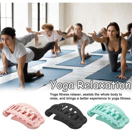 Massage Stretching Yoga Fitness Traction Corrector Waist Stiffening Device Men Women Yoga Relieve Pain Traction Waist Support