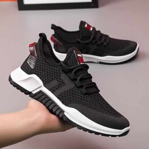 2020 Spring and Summer Mens Shoes Version Fashion Mens Sports Casual Running Shoes Spring Breathable Mesh Thin Shoes