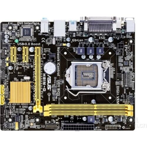 Free shipping original motherboard for for ASUS H81M-D DDR3 LGA 1150 USB2.0 USB3.0 boards 16GB H81 Desktop motherborad