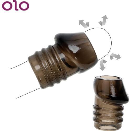 OLO Chastity Belt Cock Ring Delay Ejaculation Penis Ring The Ring On The Penis Sex Toys For Men Chastity Adult Sex Toys