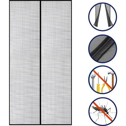 Summer Anti Mosquito Net Insect Fly Bug Curtains Automatic Closing Door Screen Kitchen Curtains ployester fiber Curtains